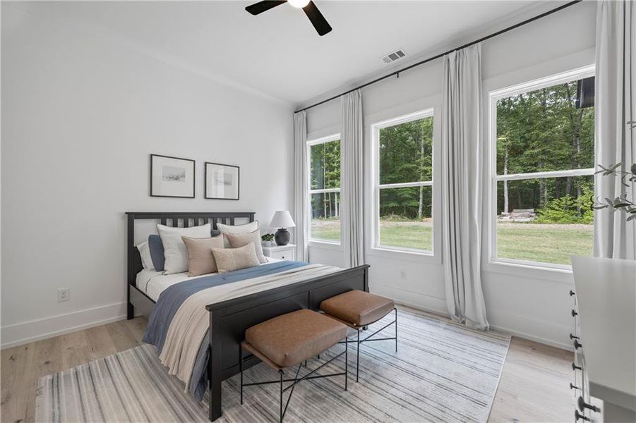 Furnished interior view inside a new home in , Hoschton (Image 33).