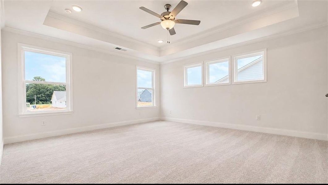Spacious, unfurnished interior of a new home in Wehunt Meadows, Hoschton (Image 26). Spacious, unfurnished interior of a new home in Wehunt Meadows, Hoschton (Image 26).