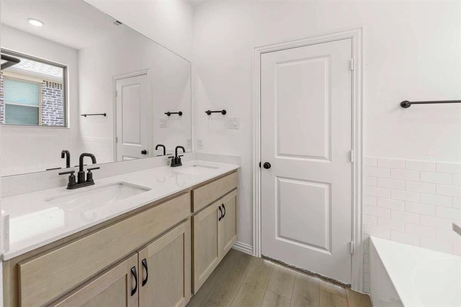 Furnished interior view inside a new home in Devonshire, Forney (Image 6). Furnished interior view inside a new home in Devonshire, Forney (Image 6).