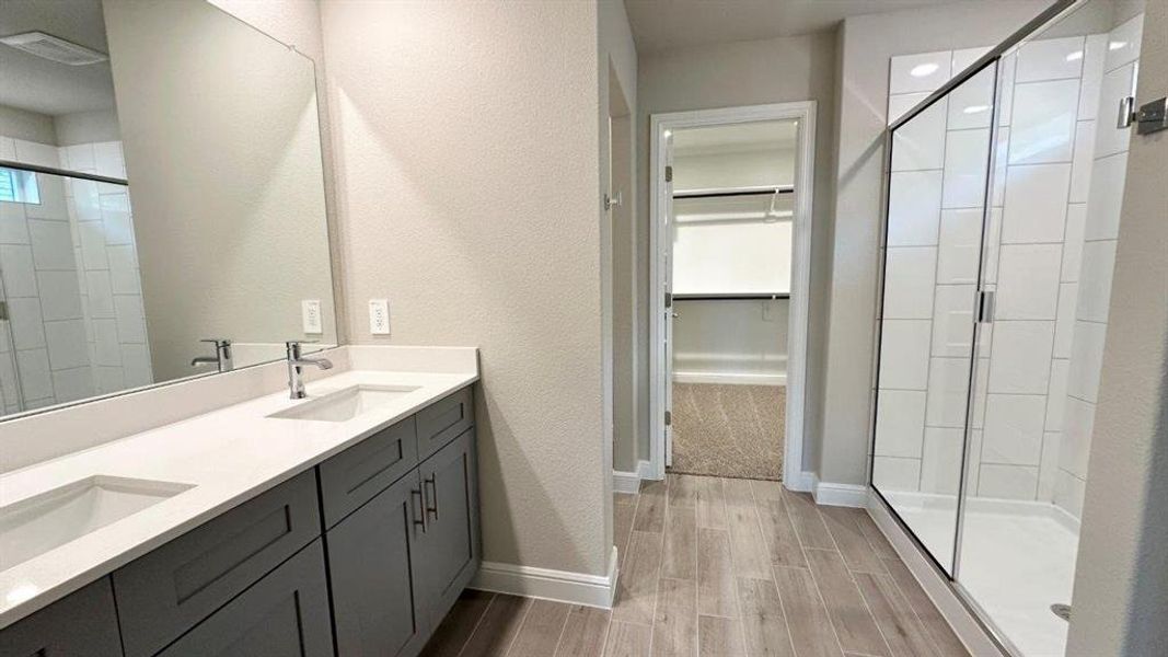 Furnished interior view inside a new home in Rock Creek Ranch, Fort Worth (Image 7).