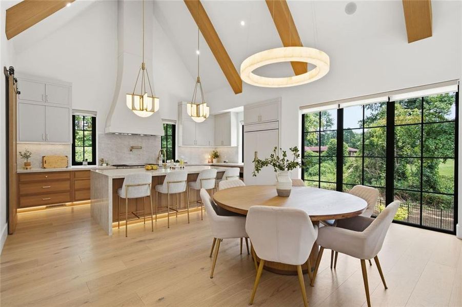 Furnished interior view inside a new home in , Alpharetta (Image 26).