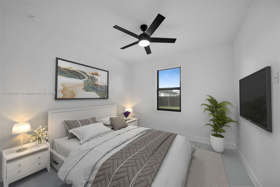 Furnished interior view inside a new home in , Cape Coral (Image 9).