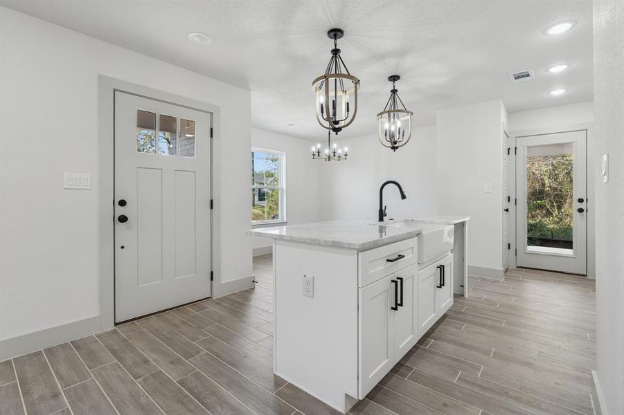 Furnished interior view inside a new home in , Granbury (Image 3). Furnished interior view inside a new home in , Granbury (Image 3).