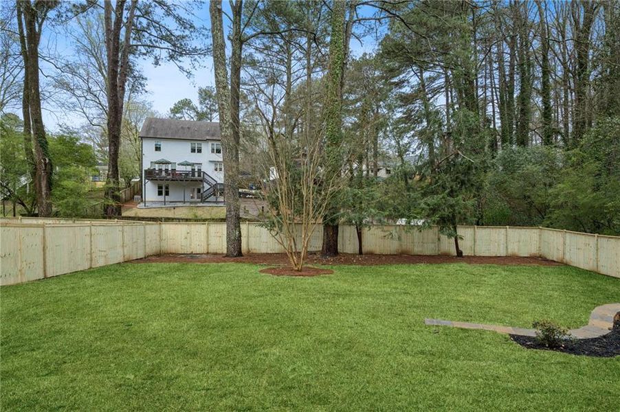 Exterior details and patio area of a home in , Atlanta (Image 27).