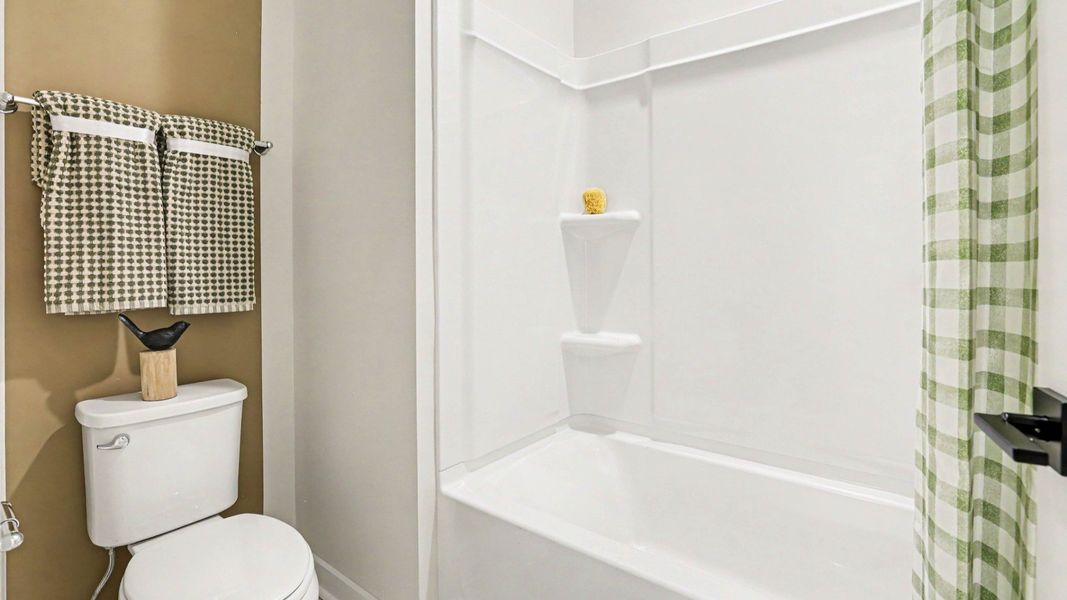 Spacious secondary bathroom