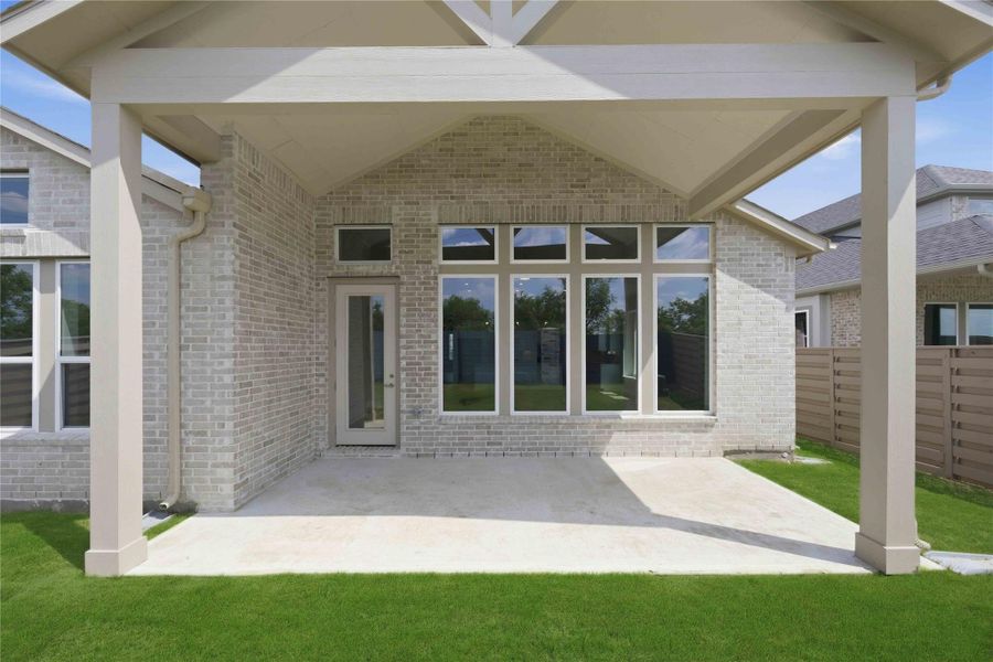 Exterior details and patio area of a home in , Richmond (Image 20). Exterior details and patio area of a home in , Richmond (Image 20).