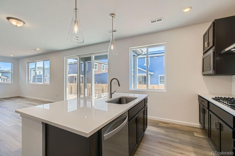 Furnished interior view inside a new home in Wolf Creek Run, Strasburg (Image 8).
