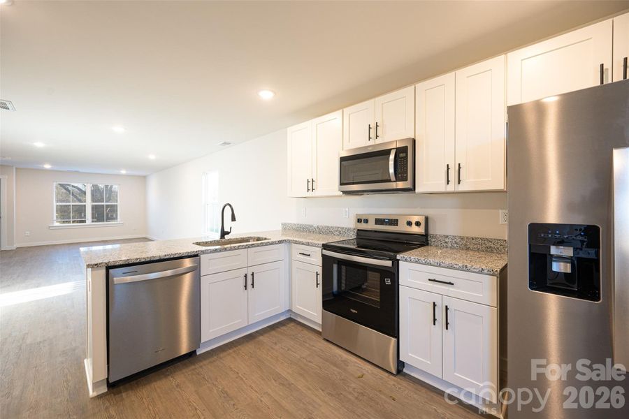 Furnished interior view inside a new home in , Hickory (Image 8).