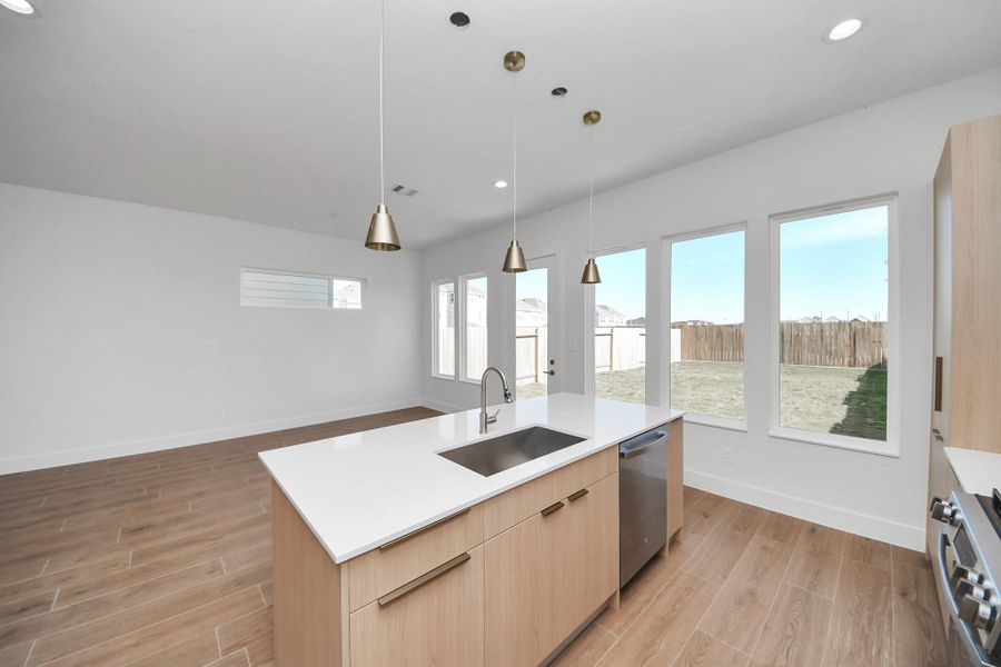 Furnished interior view inside a new home in , Houston (Image 11).