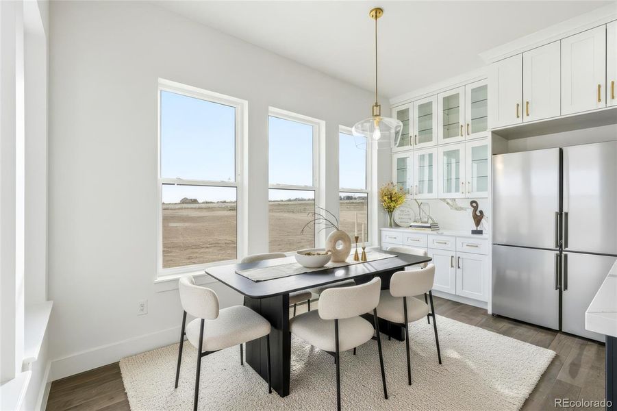 Furnished interior view inside a new home in , Brighton (Image 8).
