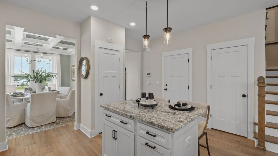 Representative furnished interior of a home built from the Finley by DRB Homes in Magnolia Park, Woodruff (Image 11). Representative furnished interior of a home built from the Finley by DRB Homes in Magnolia Park, Woodruff (Image 11).