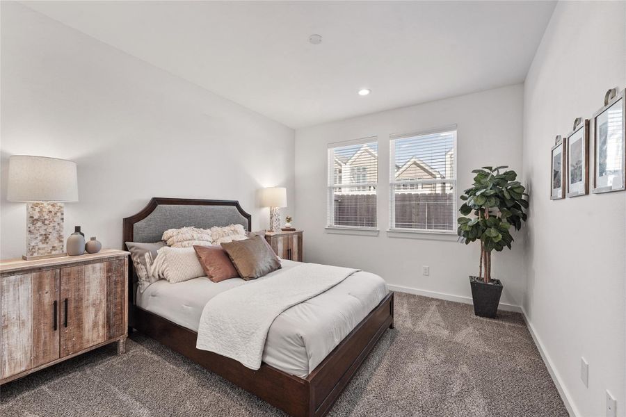 Furnished interior view inside a new home in Uptown District, Houston (Image 10).