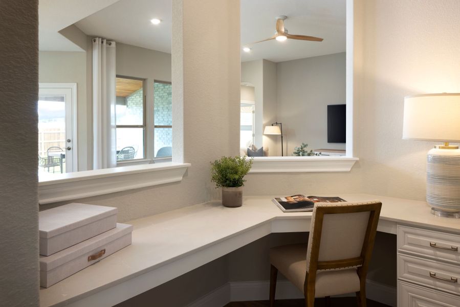 Furnished interior view inside a new home in Saddleback at Santa Rita Ranch, Liberty Hill (Image 10).