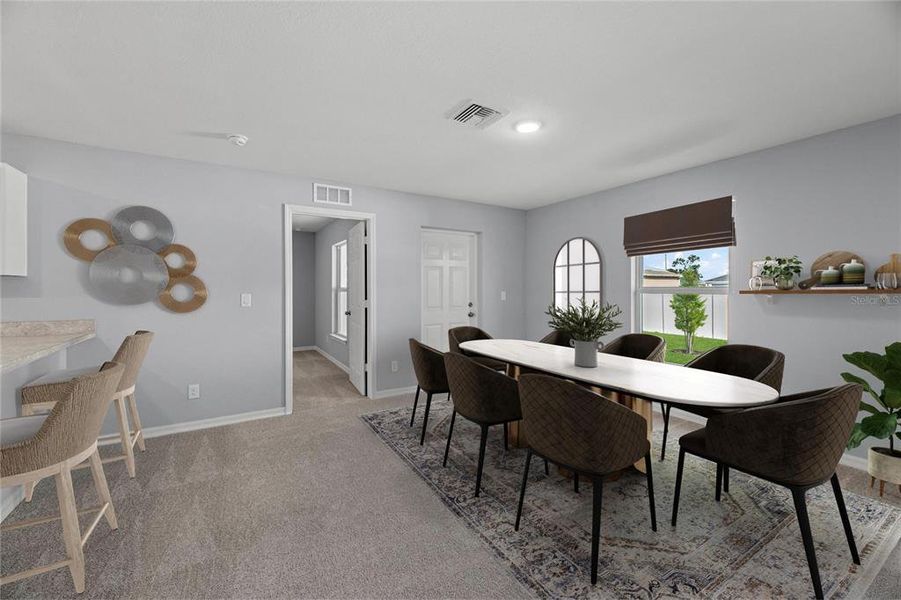 Furnished interior view inside a new home in , Citrus Springs (Image 3).
