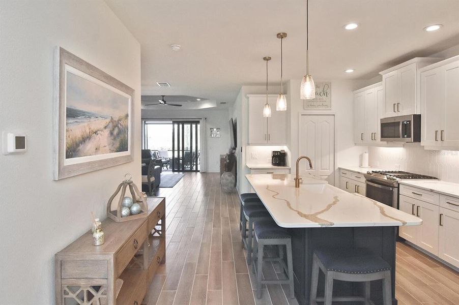 Furnished interior view inside a new home in , Englewood (Image 6).