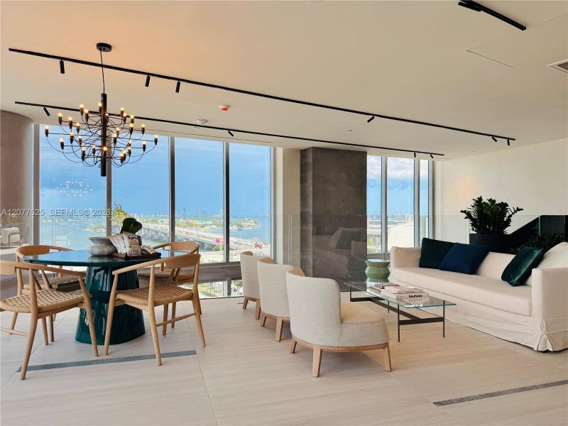 Furnished interior view inside a new home in , Miami (Image 14). Furnished interior view inside a new home in , Miami (Image 14).