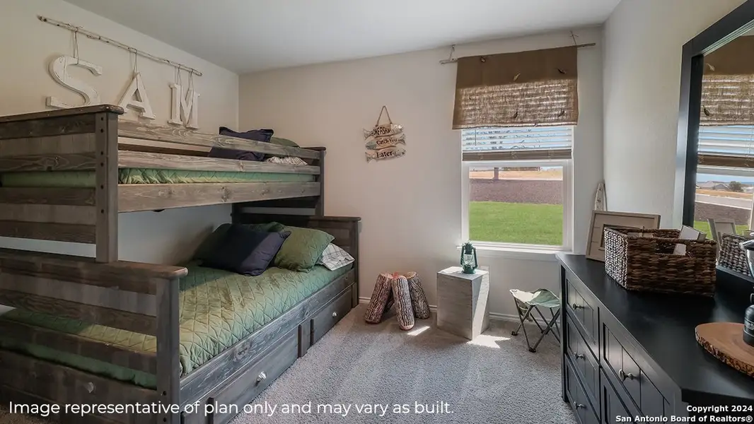 Furnished interior view inside a new home in Laurel Vistas, San Antonio (Image 5).