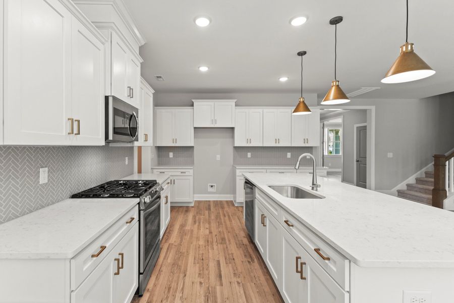 Representative furnished interior of a home built from the The Whitley by RobuckHomes in Baylee Ridge, Selma (Image 83).