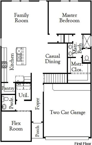 1st Floorplan - Representative Photo 1st Floorplan - Representative Photo