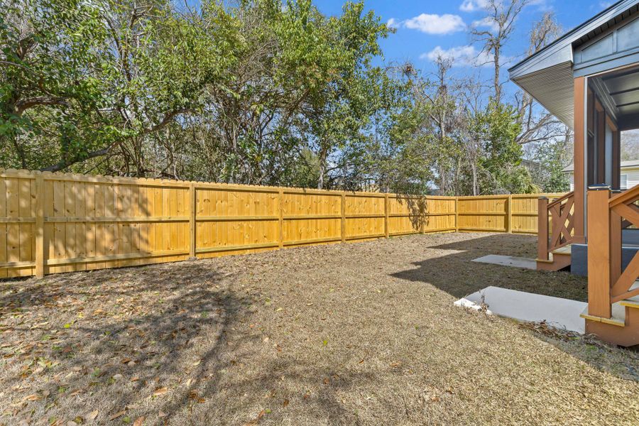 Exterior details and patio area of a home in , North Charleston (Image 26).