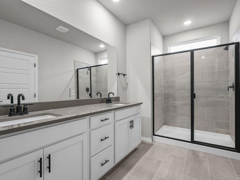 Furnished interior view inside a new home in Royal Crest, San Antonio (Image 12).