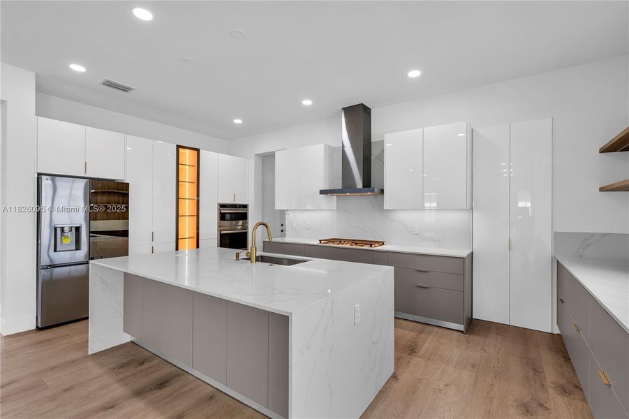 Furnished interior view inside a new home in Arden: The Waterford Collection, Loxahatchee (Image 13).