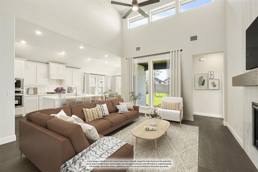 Furnished interior view inside a new home in Painted Tree Woodland District 50, McKinney (Image 29). Furnished interior view inside a new home in Painted Tree Woodland District 50, McKinney (Image 29).