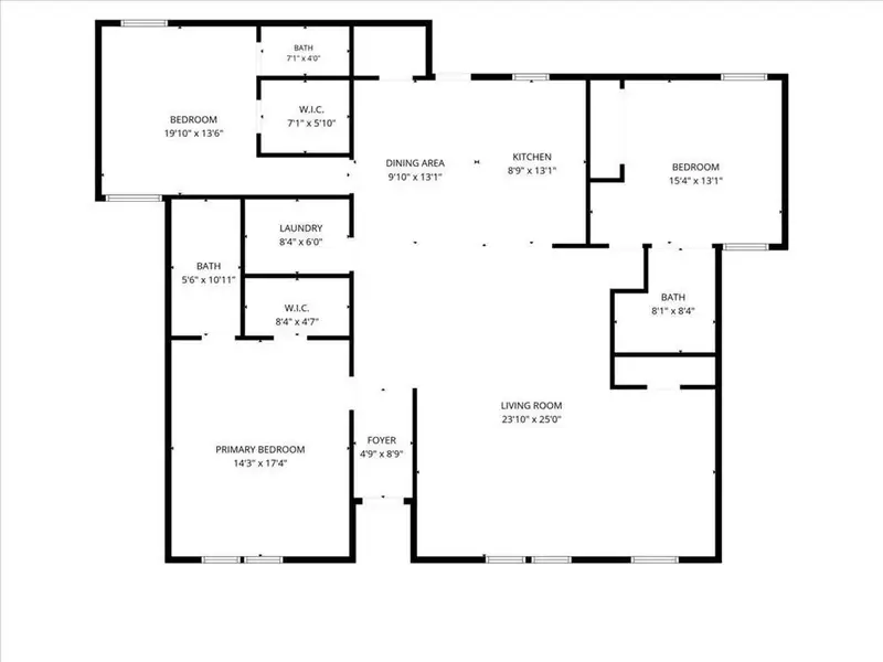 2D floor plan layout of this home in , Lithonia, GA (Image 3).
