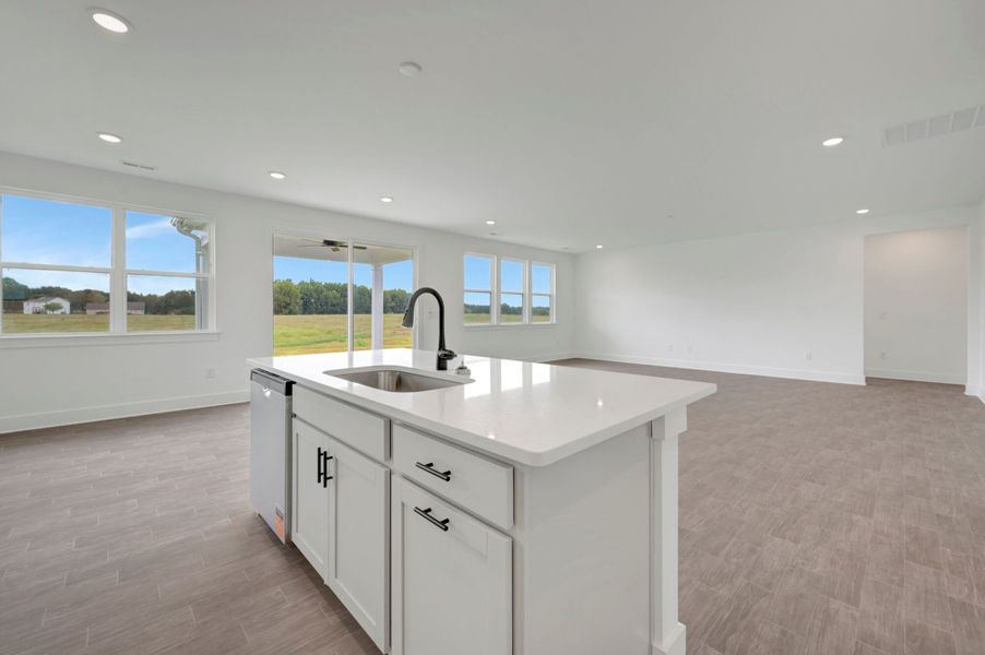 Furnished interior view inside a new home in McAlister Creek, Clayton (Image 5).
