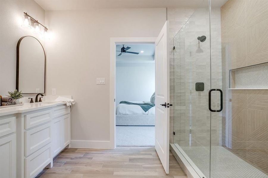 Furnished interior view inside a new home in , White Settlement (Image 11).