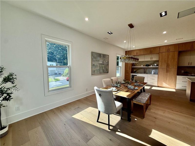 Furnished interior view inside a new home in , Dunwoody (Image 35).