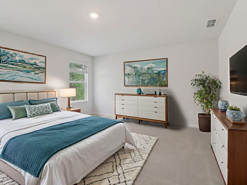 Furnished interior view inside a new home in Ivey Township, Dallas (Image 8).