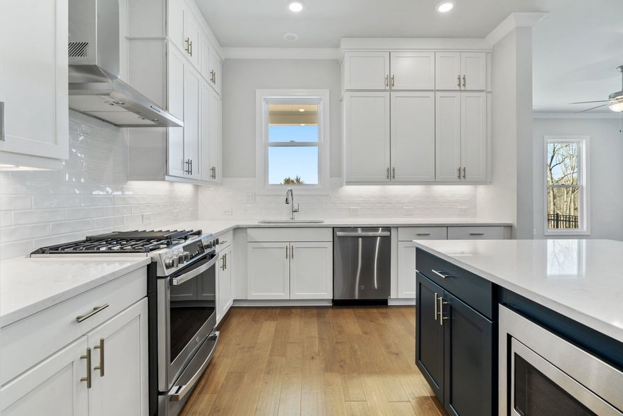 Representative furnished interior of a home built from the The Camilla by The Providence Group in Aberdeen, Hoschton (Image 10).