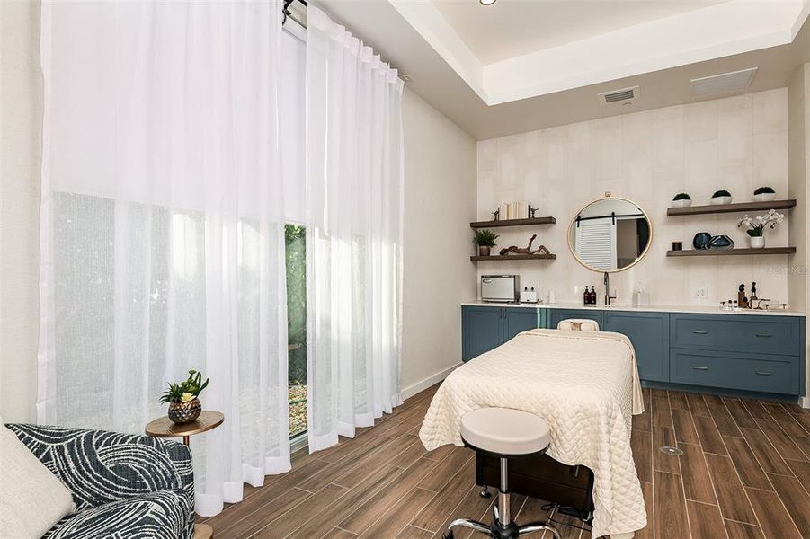 Furnished interior view inside a new home in Esplanade at Wiregrass Ranch, Wesley Chapel (Image 33).