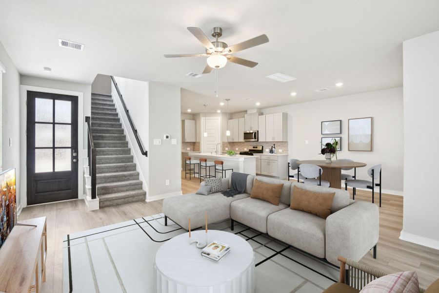 Photo is not of the actual home, but is an inspirational photo of builder’s model home and may depict options, furnishings, and/or decorator features that are not included Photo is not of the actual home, but is an inspirational photo of builder’s model home and may depict options, furnishings, and/or decorator features that are not included