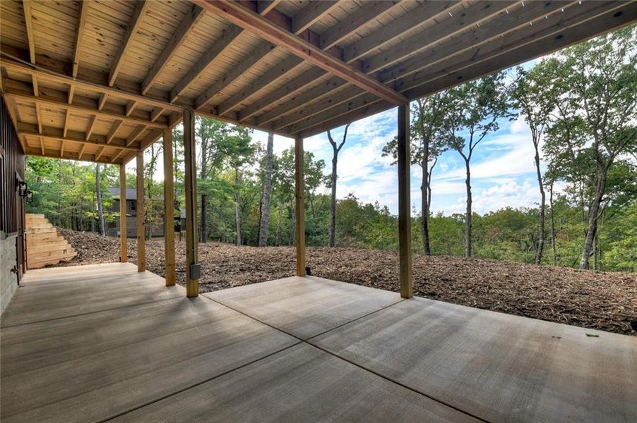 Exterior details and patio area of a home in , Morganton (Image 4).