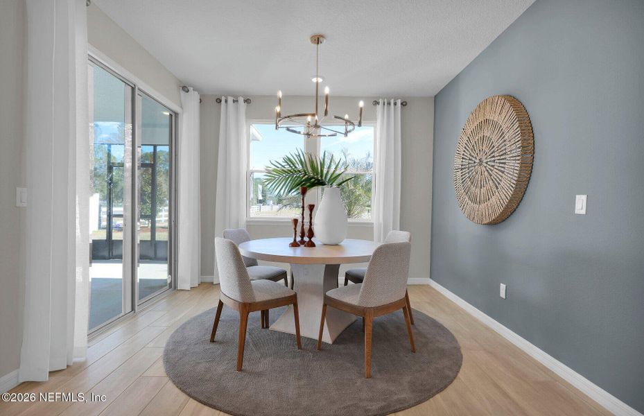 Furnished interior view inside a new home in Double Branch, Middleburg (Image 13). Furnished interior view inside a new home in Double Branch, Middleburg (Image 13).