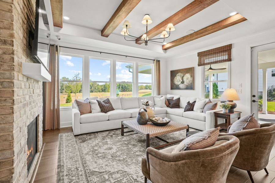 Representative furnished interior of a home built from the Montadale by Pulte Homes in The Retreat at Carolina Ridge, Harrisburg (Image 40).