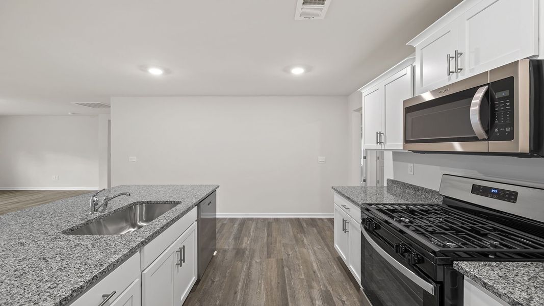 Furnished interior view inside a new home in Cedar Gap, Fountain Inn (Image 9). Furnished interior view inside a new home in Cedar Gap, Fountain Inn (Image 9).