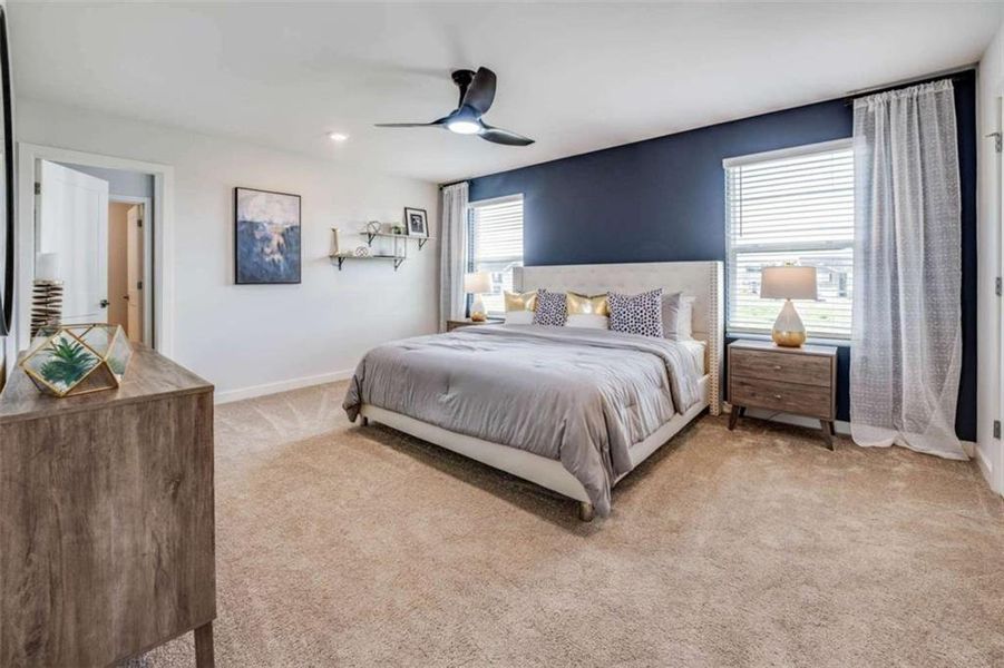 Furnished interior view inside a new home in Southern Hills, McDonough (Image 18).