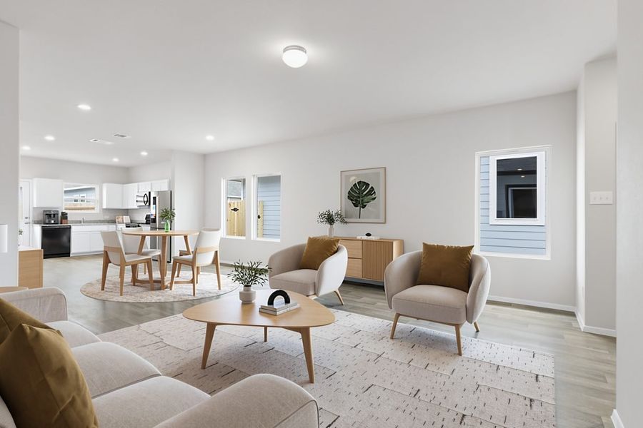 Furnished interior view inside a new home in Hymeadow, Maxwell (Image 5).