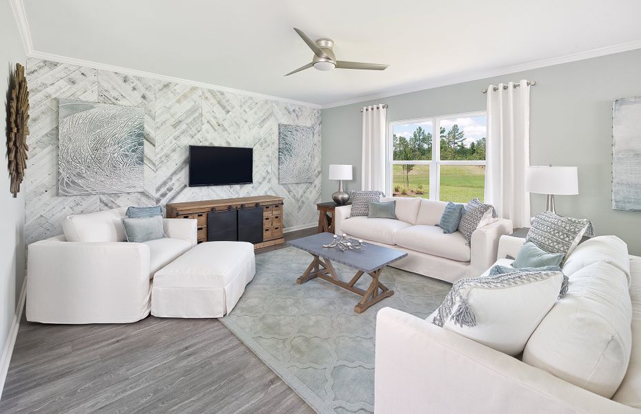 Furnished interior view inside a new home in Solserra, Shallotte (Image 6).