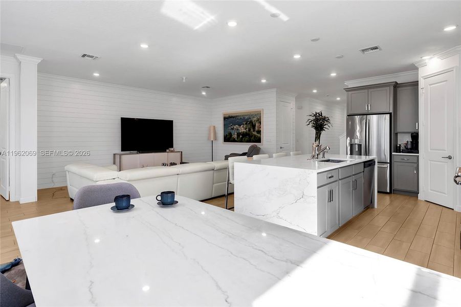 Furnished interior view inside a new home in , Loxahatchee (Image 41).