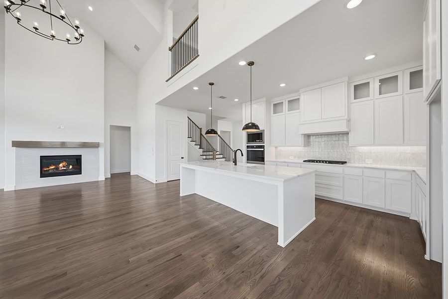 Furnished interior view inside a new home in Custer Ridge Estates, Allen (Image 6).