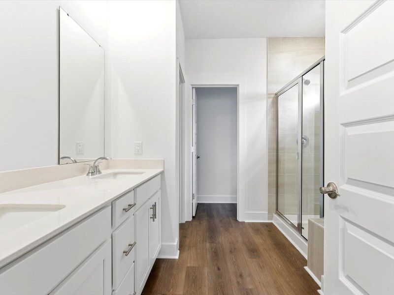 Furnished interior view inside a new home in The Coves at Lakes of Cane Bay, Summerville (Image 12).