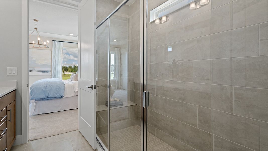 Representative furnished interior of a home built from the Sweetgum by DRB Homes in Trailside, Mount Dora (Image 48).
