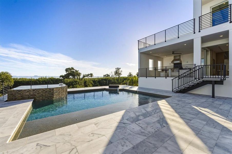 Exterior details and patio area of a home in Legends Bay, Bradenton (Image 41).