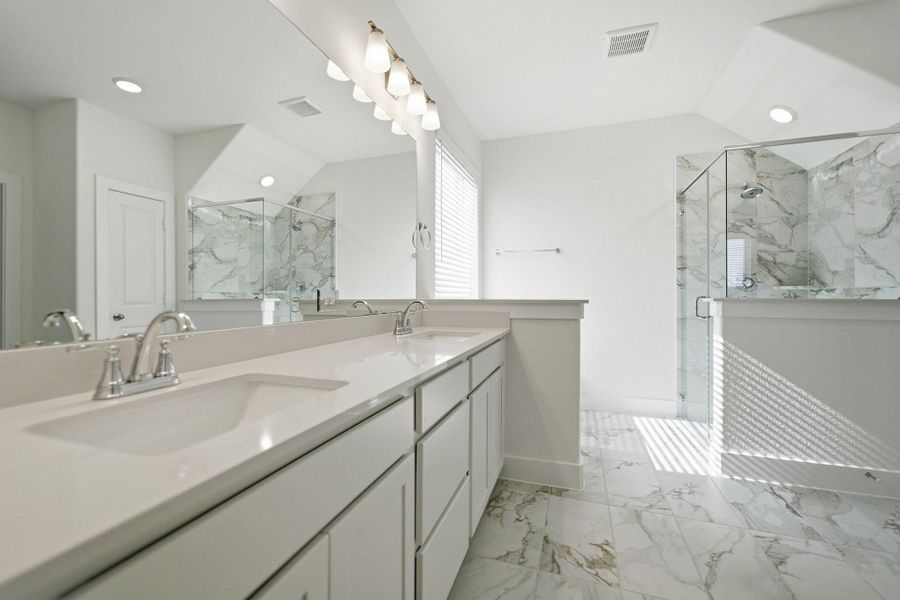 Furnished interior view inside a new home in Sunterra Lakes, Brookshire (Image 9).