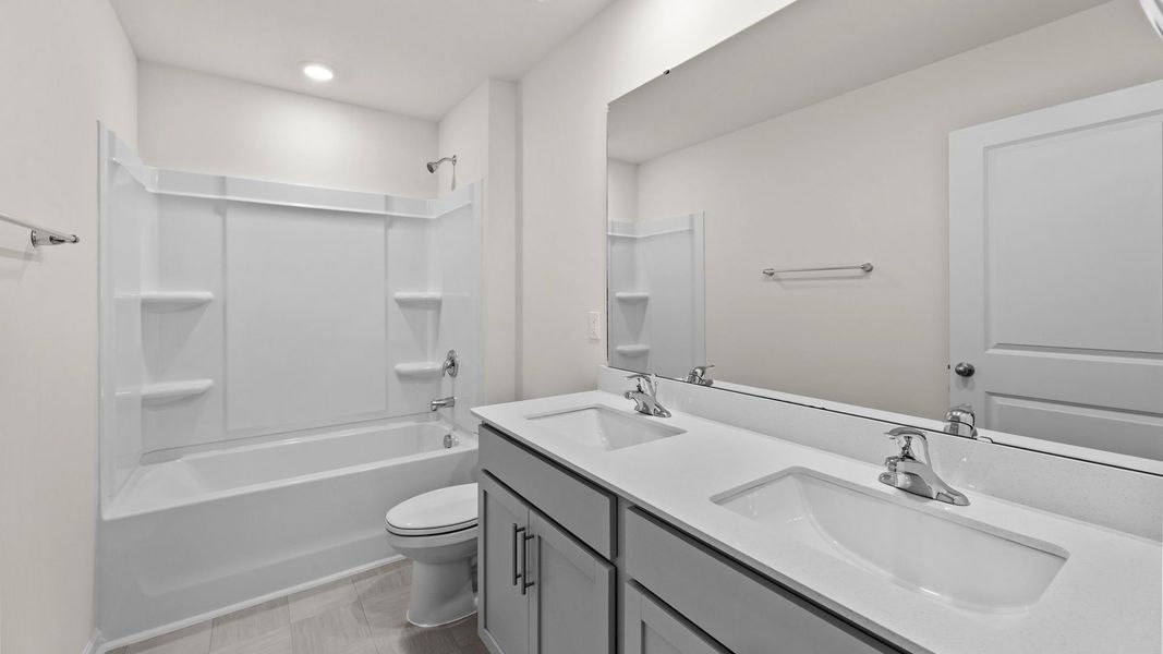 Furnished interior view inside a new home in Bedford Place, Wilson (Image 6).