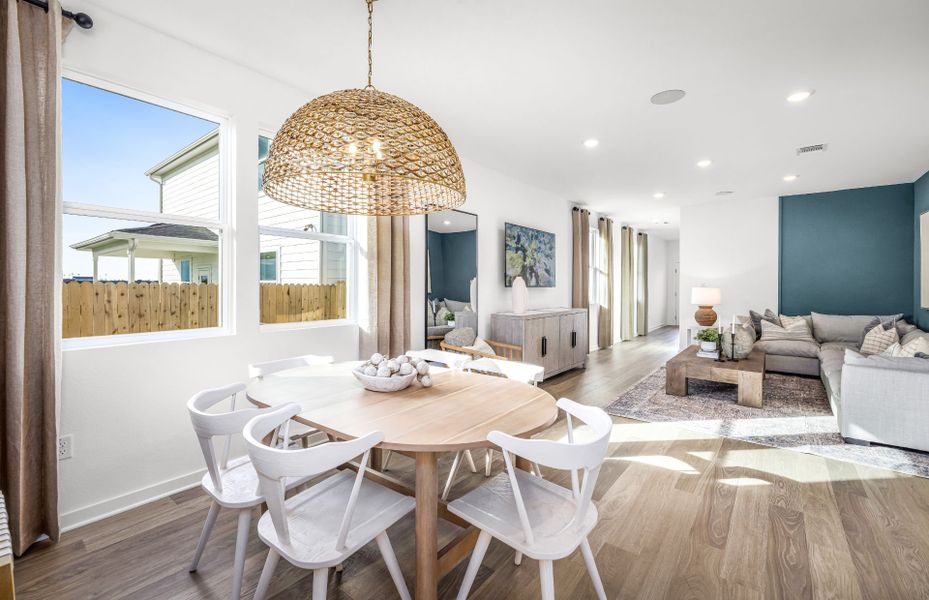 Representative furnished interior of a home built from the Afton by Centex in Sunfield, Buda (Image 12).